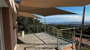 Image of RECENT VILLA SWIMMING POOL WITH EXCEPTIONAL SEA VIEW IN OLLIOULES 3Ch 3 BATH air-conditioned