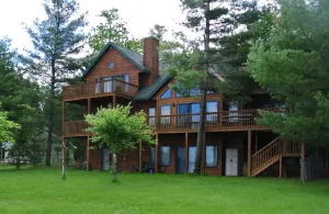 Image of Gorgeous Sunset View & Sandy Beach on Shell Lake with Game Room!