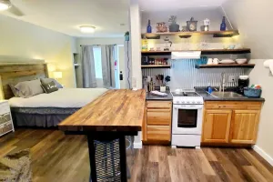 Image of CABIN 14  Cozy Rustic-Luxury A-FRAME w\/ Kitchen