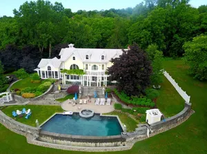 Image of Gorgeous Hudson River Estate-with Pool and Winter Jacuzzi