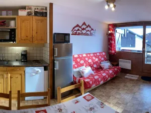 Image of Cozy 5-Person Studio with Balcony in Hauteluce - Close to Ski Slopes and Shops