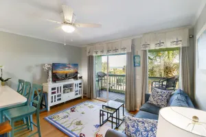 Image of Beachfront well stocked 1 bedroom sea cabin w\/ beach view, pier, community pool.