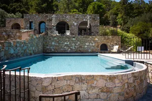 Image of Villa with private heated pool, sea view 7min walk from the beach