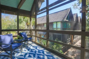Image of Newly Renovated & Comfortably Furnished Villa w\/ a 2 Min. Walk to Beach & Relaxing Screened Porch