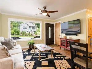 Image of Asheville Luxury Oasis: Hot Tub, Fire Pit & More!