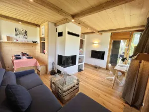 Image of Appartement 3 pièces + cabine à Megève, 6 couchages, proche pistes et téléphérique - FR-1-597-170