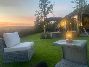 Image of Ferienhaus Henneseeblick - Lake - View - Terrace - Hils - Wood - WIFI