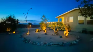 Image of Funky movie House, stunning views! 4 min to Joshua Tree park, Fire Pit & Pool