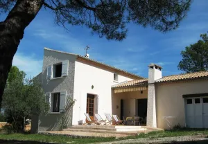 Image of Private house and swimming pool, on the heights of a Provencal village