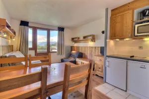 Image of 150m from resort center, 6th floor, balcony, ski locker, 31m², La Tania