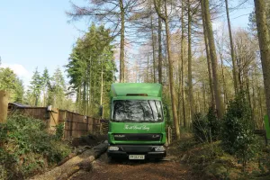 Image of The Old Bread Lorry with hot tub