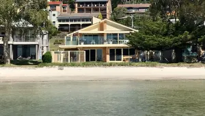 Image of Sandy Beach House Corlette Unit 1 Waterfront WI-FI Aircon