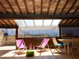 Image of Maison vigneronne rénovée, charme et sérénité, 3 chambres, garage, patio et terrasses, proche étang de Thau. - FR-1-604-52