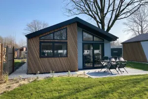 Image of Modern chalet near Efteling, with microwave