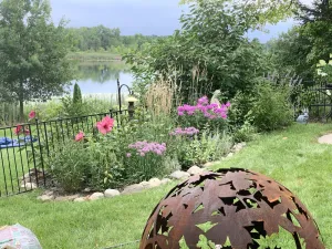 Image of Dragonfly Inn-Serene sanctuary, with a spacious deck and impressive lake views.