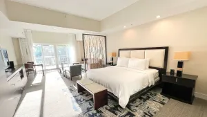 Image of Private Studio - Balcony, king bed, bathtub with spa jets and pool