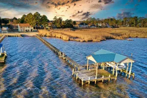 Image of Cozy & Content River Retreat Beach Hot Tub & Games