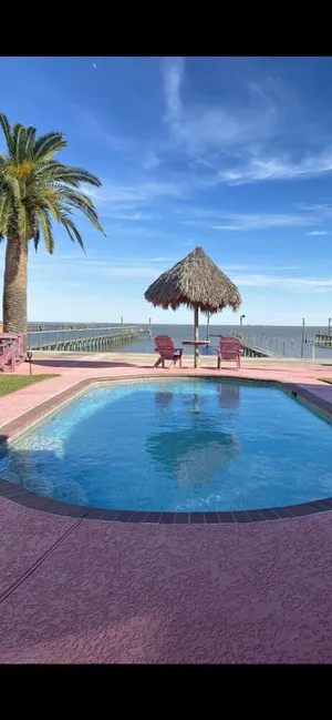 Image of Waterfront Oasis with private pool, Hot tub and 200 ft. Lighted fishing pier