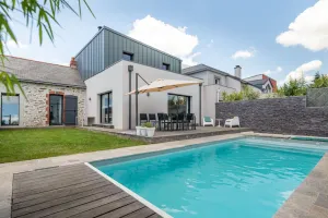 Image of Beautiful, contemporary family home with pool