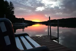 Image of Free nite w\/wknd off season lakehome boats pier fireplace hottub sand beach raft