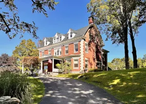 Image of Mansion-on-the-hill elegance close to all the Hudson Valley has to offer.