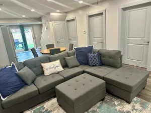 Image of Cheerful 3-bedroom home w\/free parking on premises