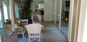 Image of Nestled near woods and creek, this large home is near state parks and colleges..