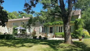 Image of Beautiful Stone Farmhouse With Heated Pool And Views Across Rolling Countryside
