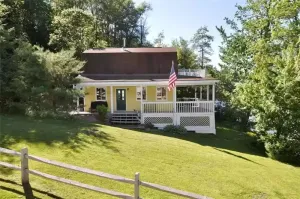 Image of Cozy four season private lakefront cottage. Located on Laurel Lake, Brackney, PA