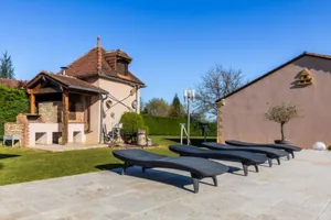 Image of Terrace, villa with pool overlooking the hills and private pool