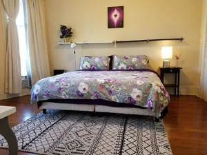 Image of Purple ROOM ! With shared Bathroom inside a house.