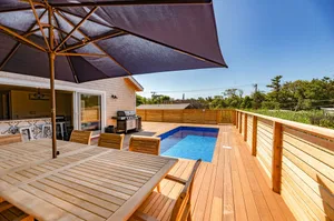 Image of Ocean View Home w\/ a Rooftop Sundeck, Free WiFi, Private Pool, & Central A\/C