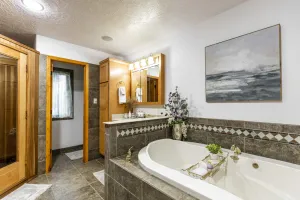 Image of Charming house with sauna, jetted tub, and pool table. Cozy open floor plan.