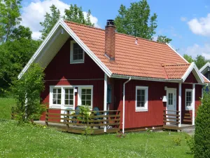 Image of Comfortable vacation home with a sauna and whirlpool directly by the lake