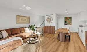 Image of Fully self-contained apartment, split over three levels, filtered ocean views.