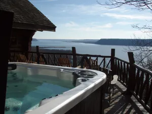 Image of 40 Acre Wooded Retreat Overlooking Lake Pepin with Lakefront