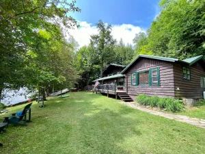 Image of Lakefront House, Lake Flower, Saranac Lake, NY