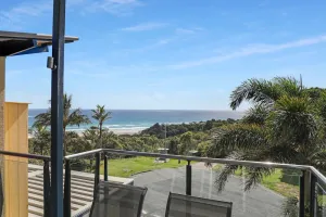 Image of Contemporary beach house with ocean views.