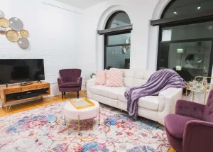 Image of A historic beautifully detailed suite, 1,300 square foot, corner loft in the heart of the Old Market