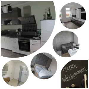 Image of Modern and lovingly furnished apartment with balcony