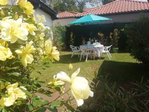 Image of Matxuka ocean 100m Hendaye beach, maisonnette enclosed green space