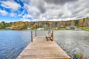 Image of Lakefront Montrose Home w\/ Dock, Pedal & Row Boats