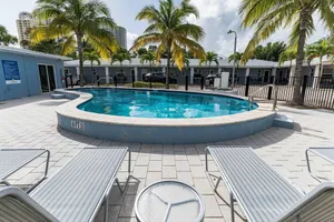 Image of Comfortable beach apartment with pool
