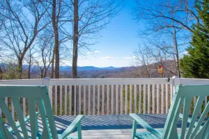 Image of 3 Deer Cabin - Fireplace - Mountain View