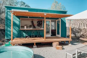 Image of Boutique Tiny house Yosemite National Park & Bass lake w\/ outdoor clawfoot tub