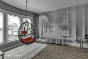 Image of ⭐FUN 3D Wall, HANGING SWING. ALLENTOWN, NEAR EVERYTHING!⭐