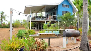 Image of Kibara Beach House-great getaway, spa on front deck overlooking the water