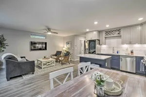 Image of Beach Break Home with Hot Tub - Walk to Beach