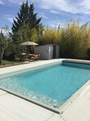 Image of Appartement charmant à Vallon-Pont-d'Arc, 31 m², piscine privée