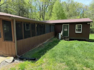 Image of Cozy cabin nestled the woods